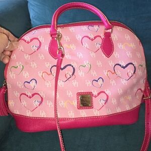 Dooney and Bourke Heart/Pink Satchel